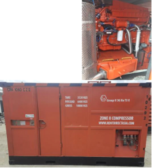 Picture of 1000 CFM 150PSI Containerized Zone II Air Compressor